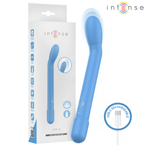 Stimulateur de point G rechargeable karlie bleu — INTENSE