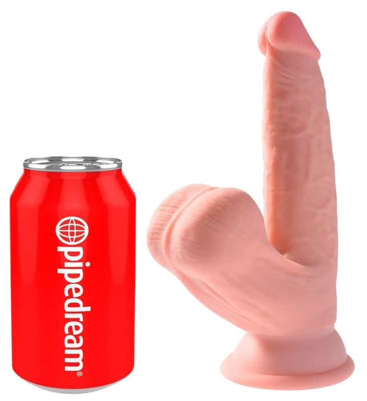 Plus balles gode 3D 12.7 CM — KING COCK