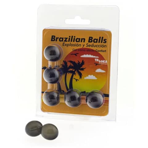 5 Balles brésiliennes gel excitant effet confort — TALOKA