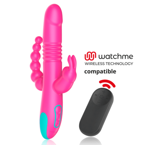 Donald triple stimulation : anale, point G et clitoris + télécommande watchme — HAPPY LOKY