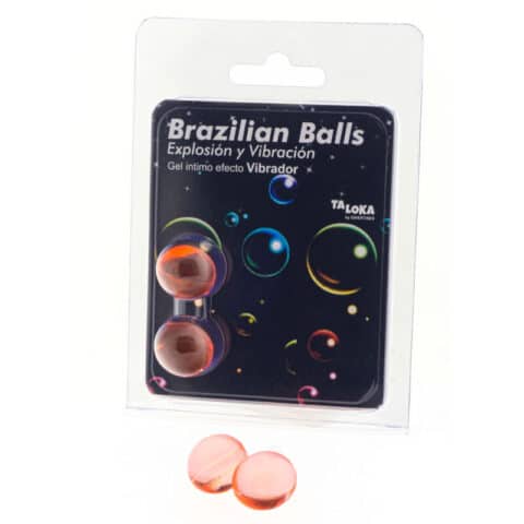 2 Balles brésiliennes gel excitant effet vibrant — TALOKA