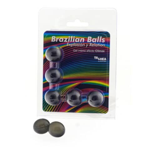 5 Boules brésiliennes gel excitant effet climax — TALOKA