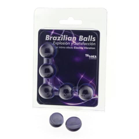 5 Balles brésiliennes effet vibrant électrique gel excitant — TALOKA