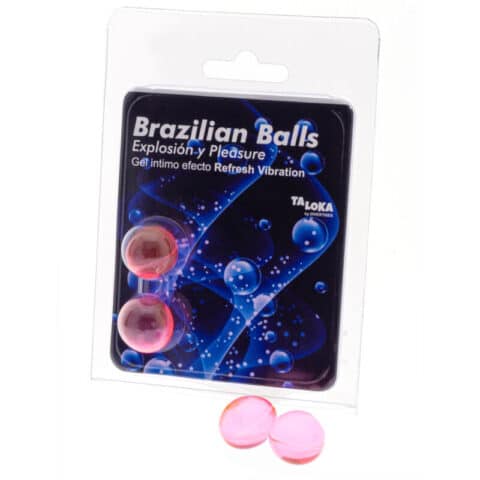 2 Balles brésiliennes refresh effet vibrant gel excitant — TALOKA