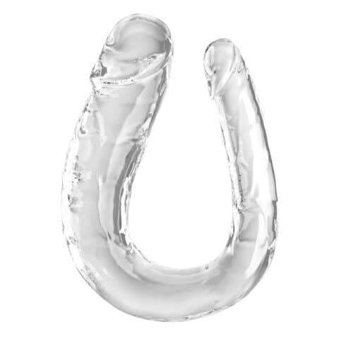 Double trouble double gode 44 CM transparent — KING COCK
