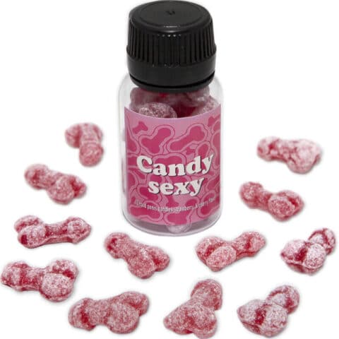 Candy sexy POT de 12 gommes au goût fraise-cerise — DIABLO PICANTE