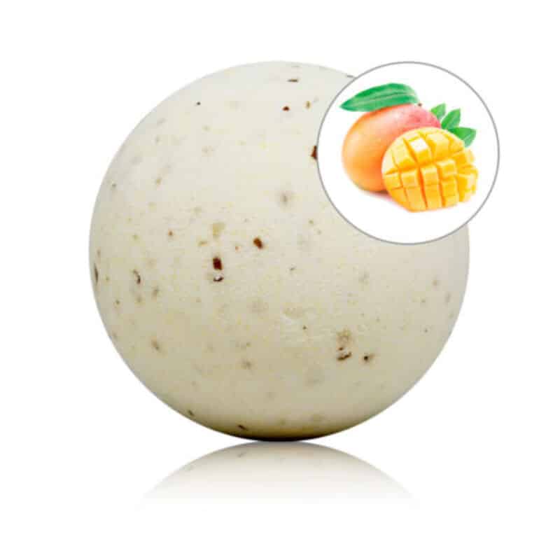 Bombe de bain parfumée mangue aux pétales de rose — TALOKA