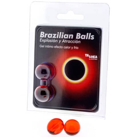 2 Boules brésiliennes gel excitant effet chaud & froid — TALOKA