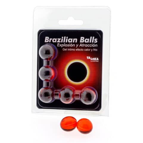5 Boules brésiliennes gel excitant effet chaud & froid — TALOKA