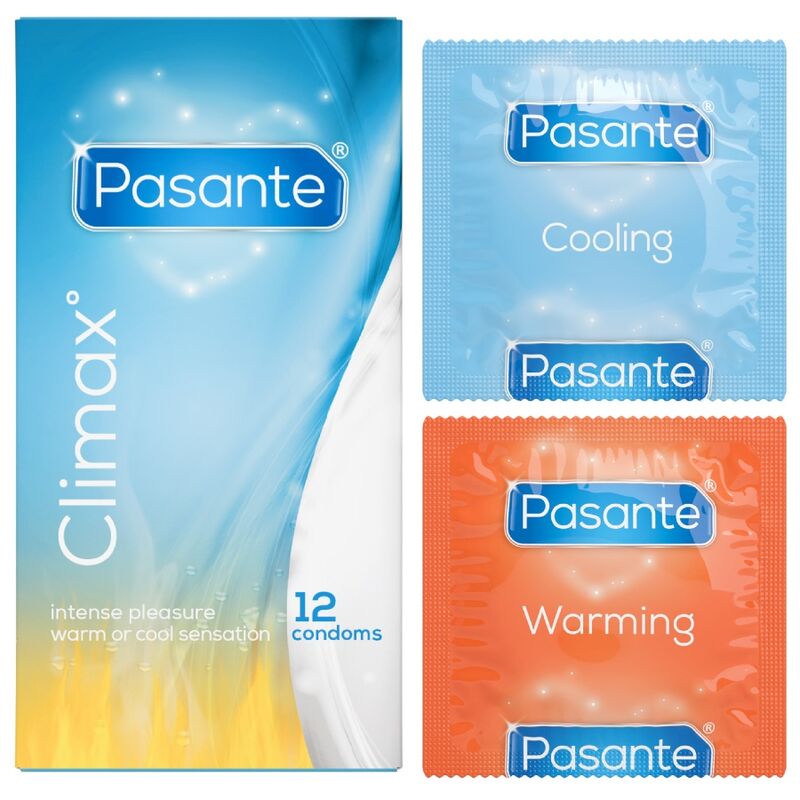 Préservatifs climax 6 effet chaleur + 6 effet frais / 12 unités — PASANTE, vue 5