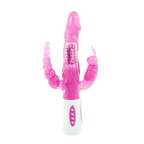 Pretty bunny triple vibrateur rotateur — BAILE