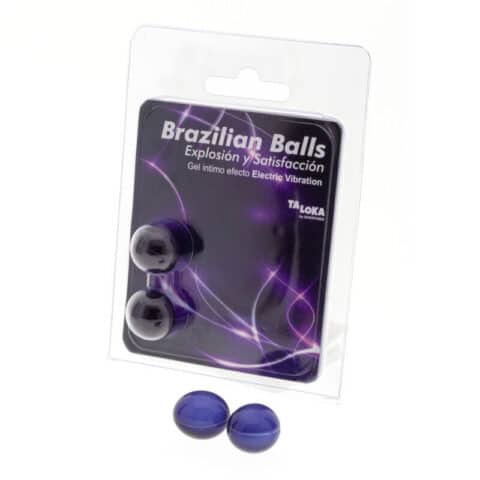 2 Balles brésiliennes effet vibrant électrique gel excitant — TALOKA