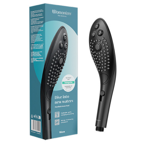 Pommeau de douche stimulant clitorial wave noir — WOMANIZER