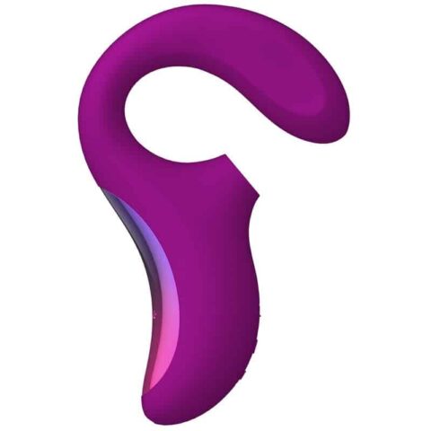 Enigma double aspiration stimulation masseur rose profonde — LELO
