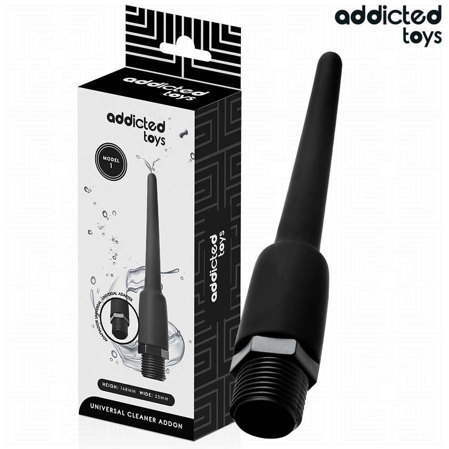 Nettoyant anal avec adaptateur universel modèle 1 — ADDICTED TOYS, vue 2