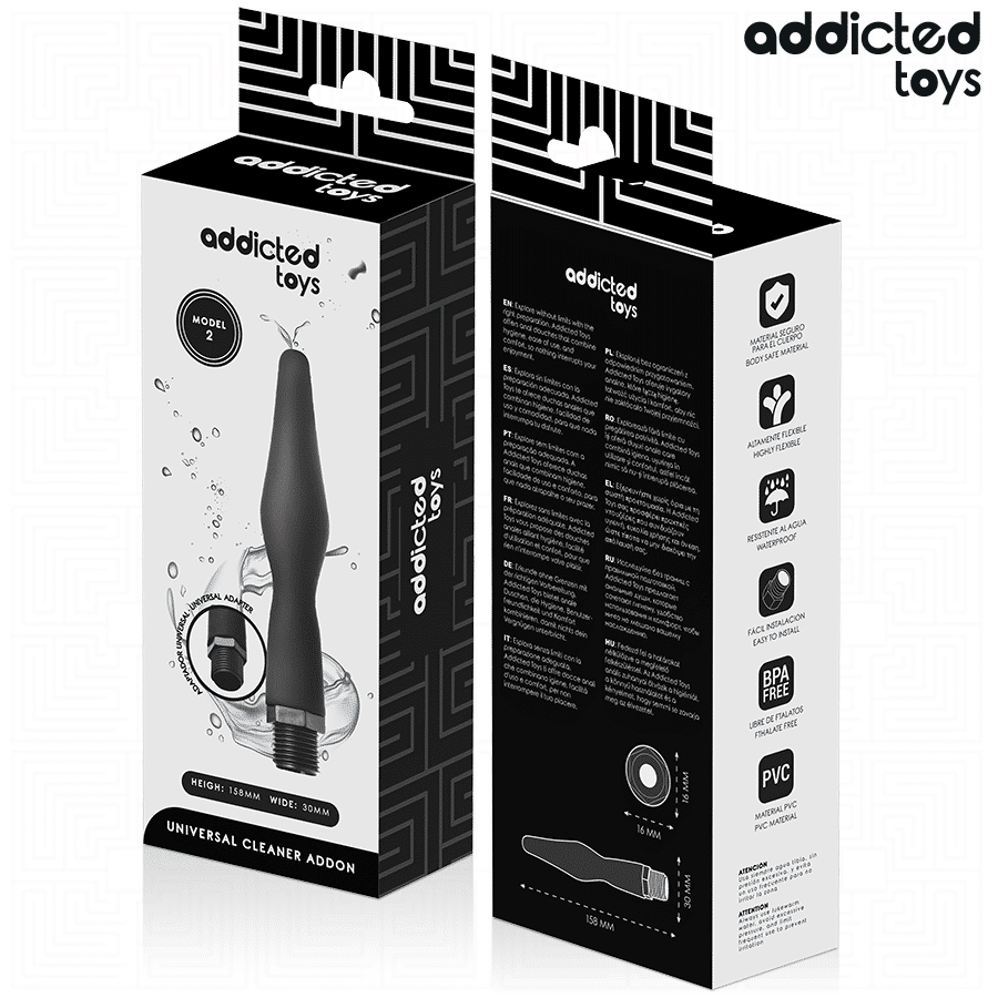 Nettoyeur anal avec adaptateur universel modèle 2 — ADDICTED TOYS, vue 7