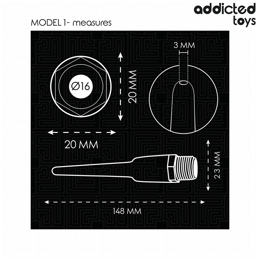 Nettoyant anal avec adaptateur universel modèle 1 — ADDICTED TOYS, vue 5