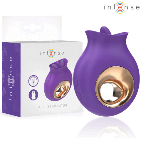 Tuli stimulateur clitoris 9 vibrations & 9 oscillations violet — INTENSE