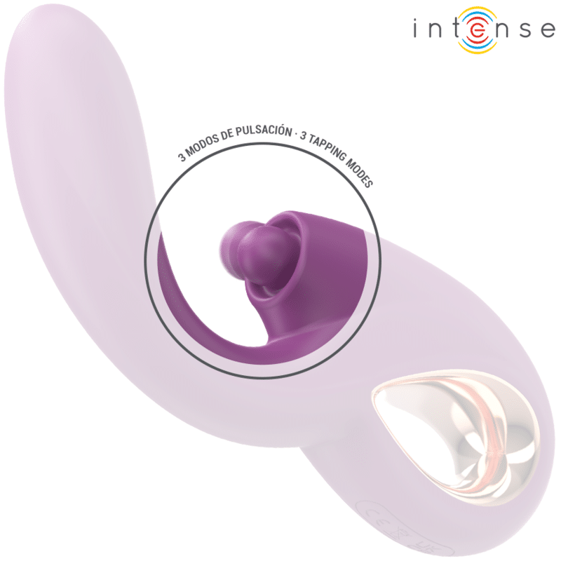 Lali vibrateur multifonction point G tapping & thrust & vibration violet — INTENSE, vue 3