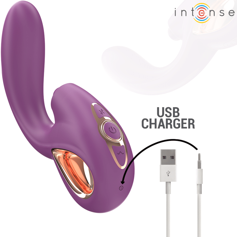 Lali vibrateur multifonction point G tapping & thrust & vibration violet — INTENSE, vue 7