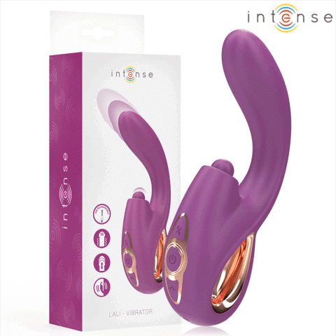 Lali vibrateur multifonction point G tapping & thrust & vibration violet — INTENSE