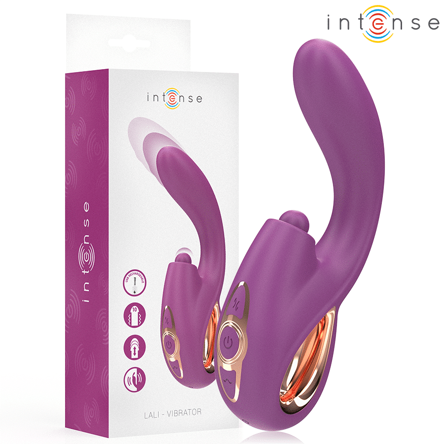 Lali vibrateur multifonction point G tapping & thrust & vibration violet — INTENSE
