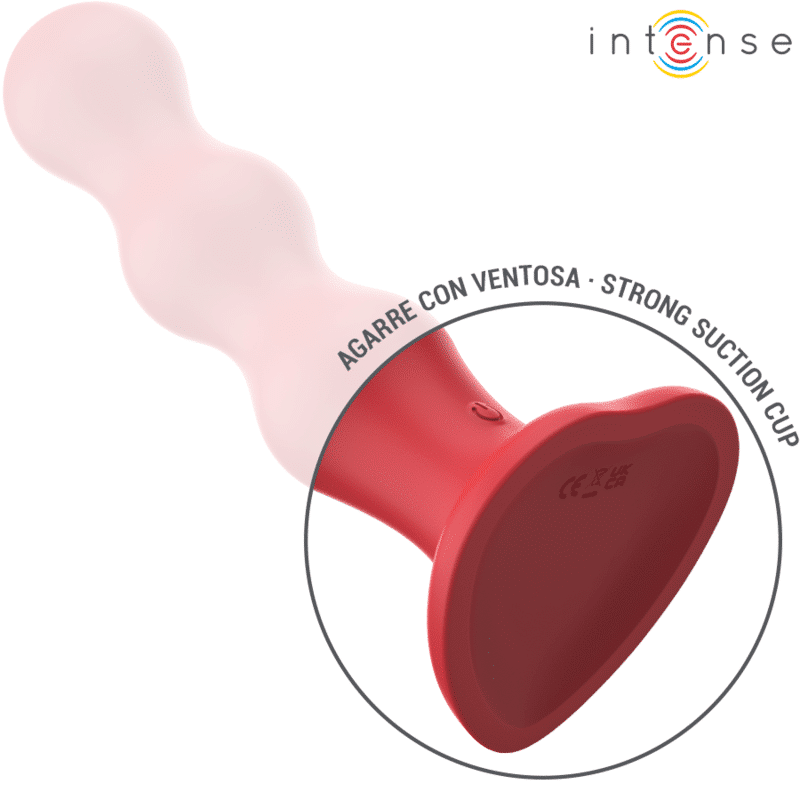 Cody vibrateur avec ventouse télécommande rouge — INTENSE, vue 6