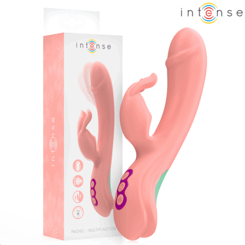 Rachel vibrateur rabbit 5 vibrations rose — INTENSE