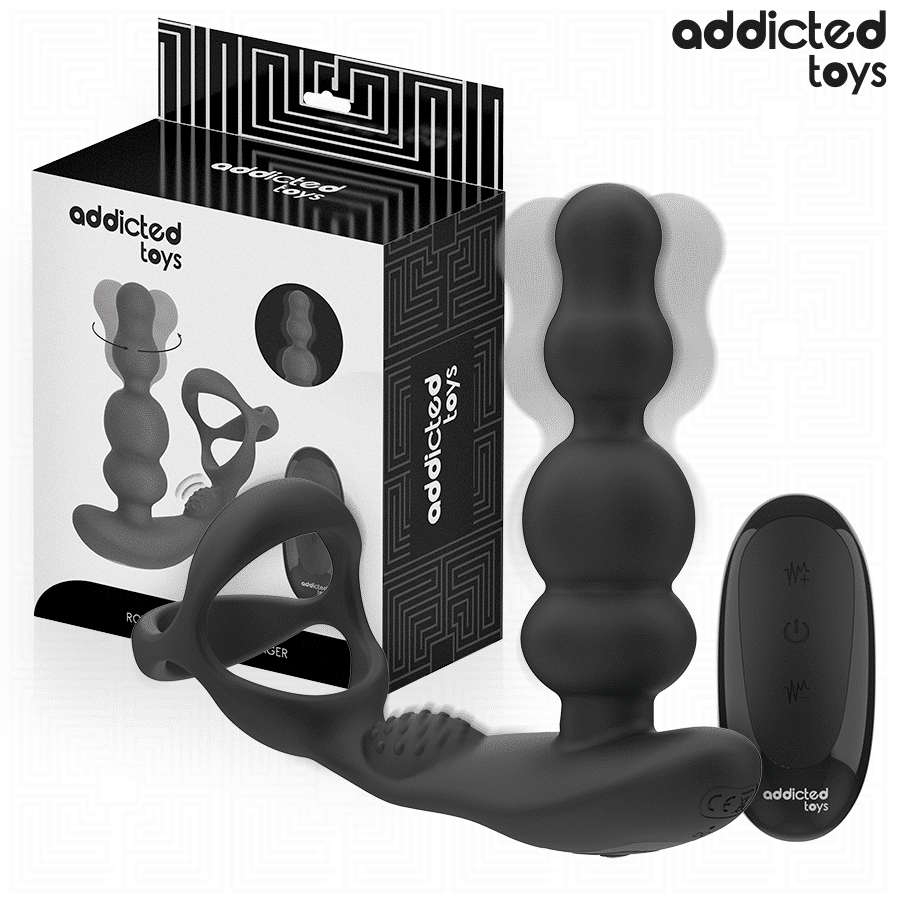 Masseur de prostate rotatif à télécommande — ADDICTED TOYS