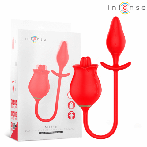 Melanie double stimulateur de clitoris avec langue en zigzag — INTENSE