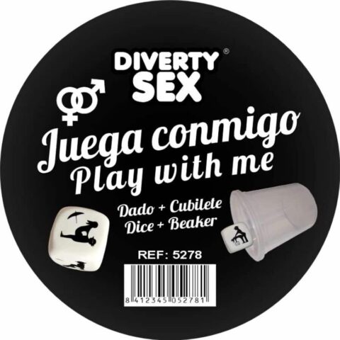 Dé DUR blanc avec positions et cube — DIABLO PICANTE