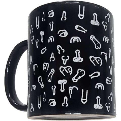 Tasse à pénis noir 370 ML — DIABLO PICANTE