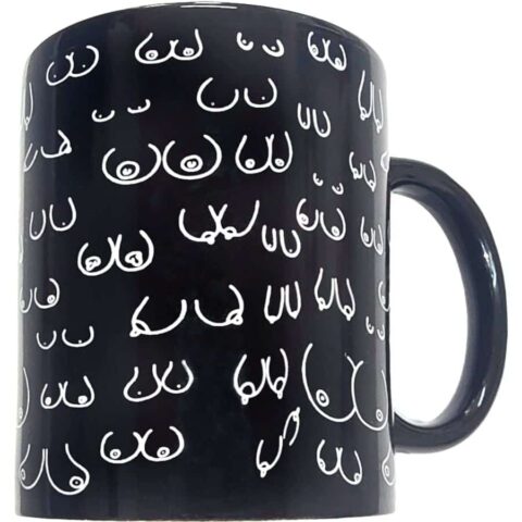 Tasse seins noire 370 ML — DIABLO PICANTE