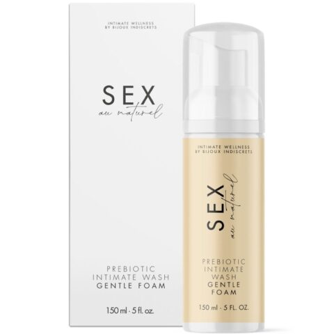 SEX AU NATUREL Gel intime prébiotique avec mousse 150 ml — BIJOUX INDISCRETS