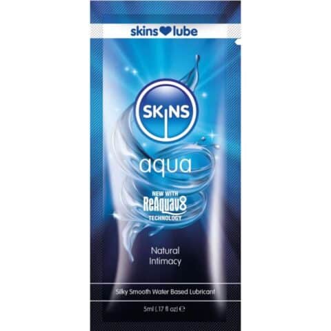 Aqua lubrifiant à base d'eau dose unique 5 ML — SKINS