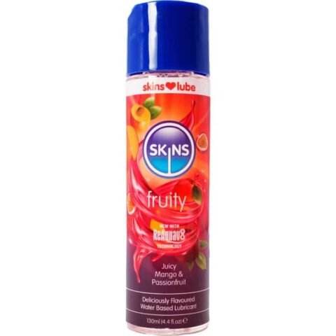 Lubrifiant fruité à base d'eau mangue & fruit de la passion 130 ML — SKINS