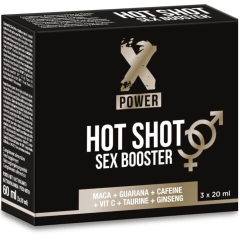 HOT shot SEX booster augmentation de la libido 3 X 20 ML