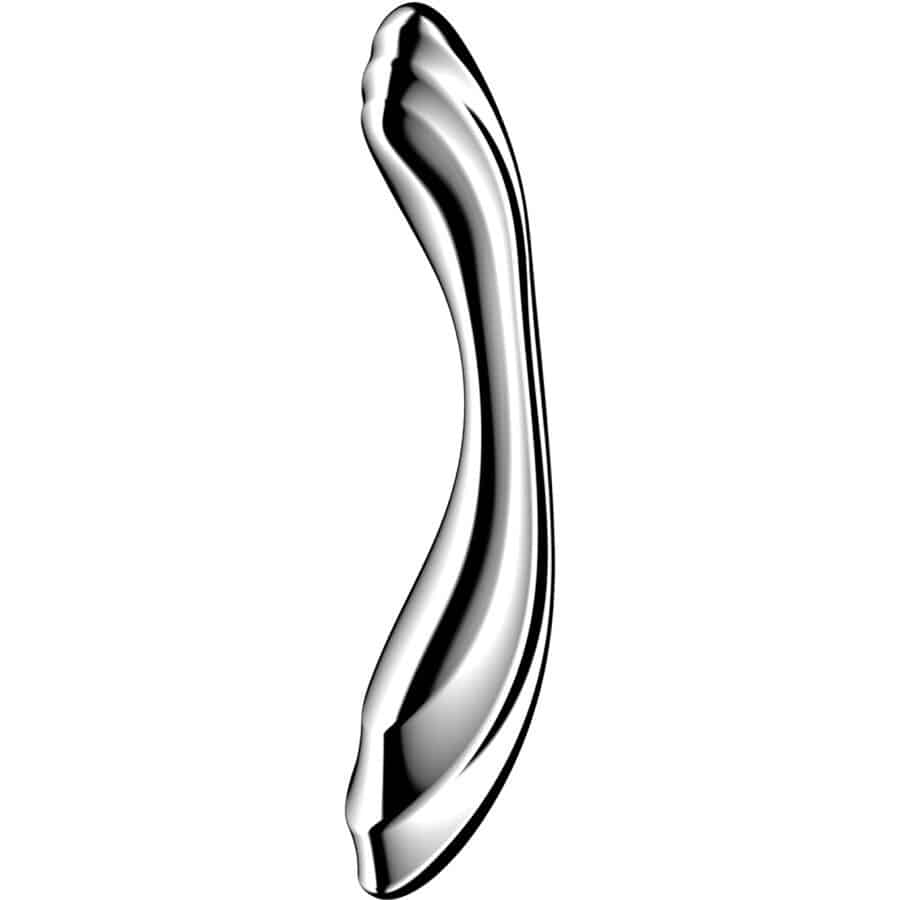 Pure gravity 2 godemichet double extrémité en acier inoxydable — SATISFYER