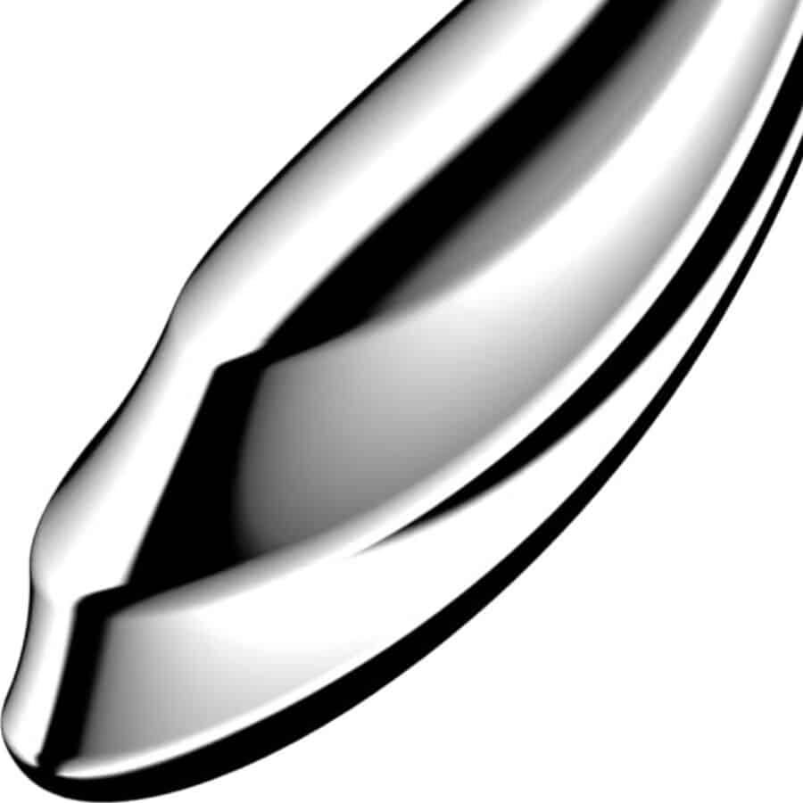 Pure gravity 2 godemichet double extrémité en acier inoxydable — SATISFYER, vue 3