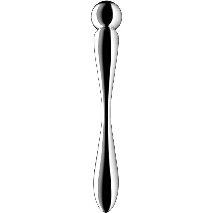 Star force 2 godemichet double en acier inoxydable — SATISFYER, vue 2