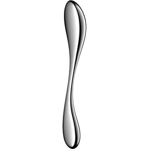 Star force 3 godemichet double en acier inoxydable — SATISFYER