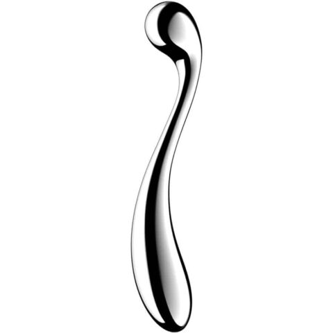 Star force 4 godemichet double en acier inoxydable — SATISFYER