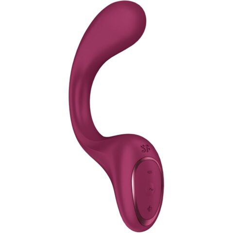 G FOR goddess 2 bouteille vibrateur lapin bordeaux — SATISFYER