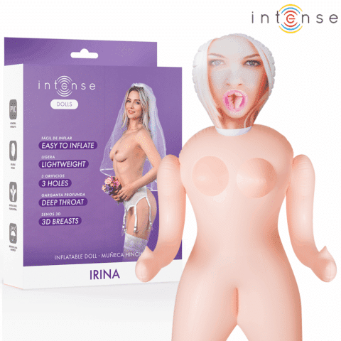 Poupée gonflable irina à trois orifices