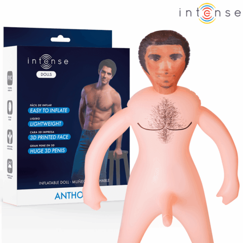 Poupée gonflable anthony avec pénis 3D