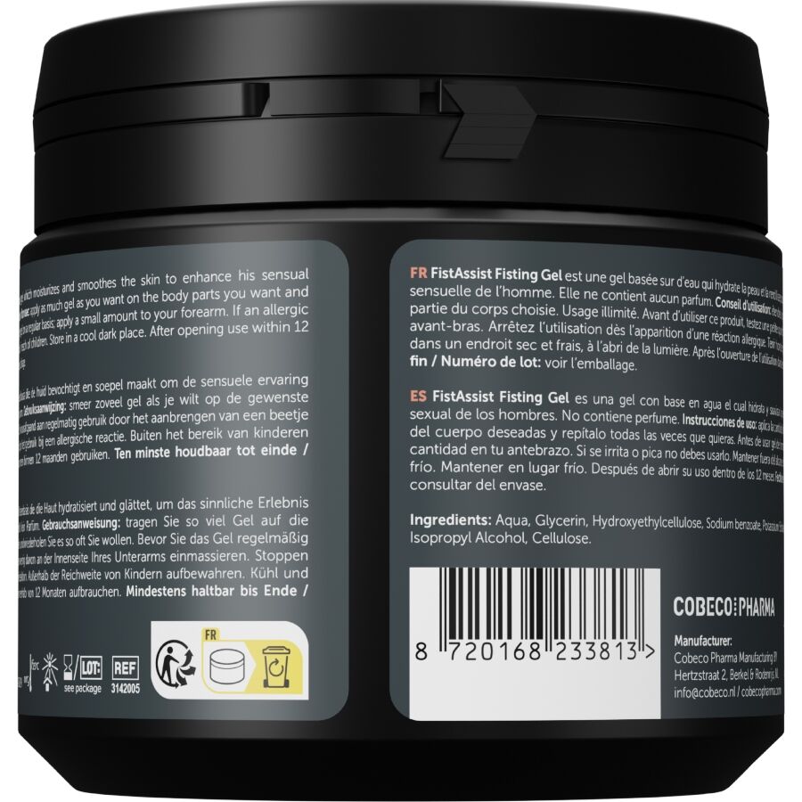 Fist assist gel de fisting extra-épais à base d'eau 500 ML — COBECO, vue 2