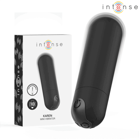 Karen mini vibrant rechargeable balle noire — INTENSE