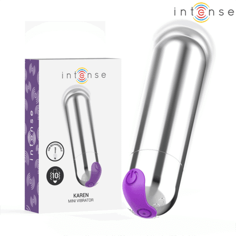 Karen mini vibrante rechargeable argent — INTENSE
