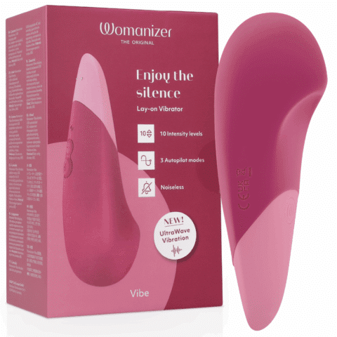 Vibrateur silencieux vibe lay-on rose foyer