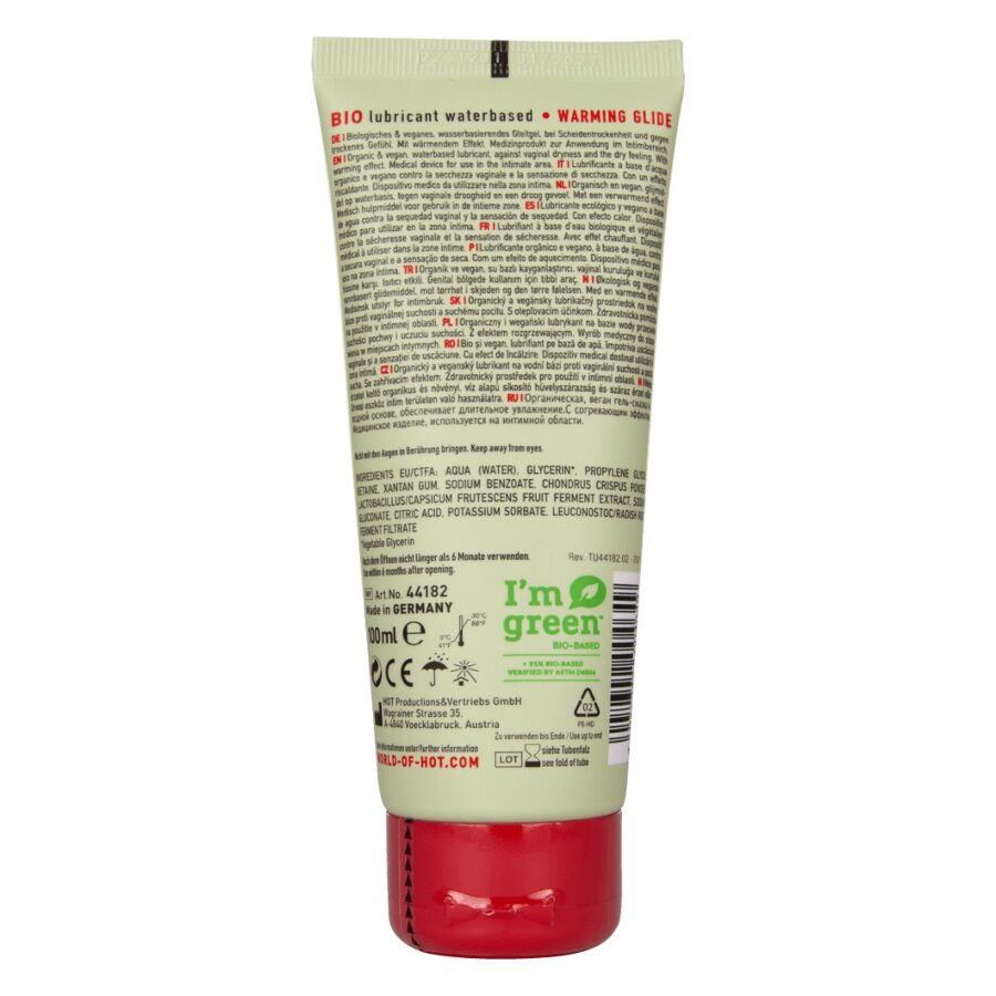 Lubrifiant BIO à base d'eau chauffant 100 ML — HOT, vue 2